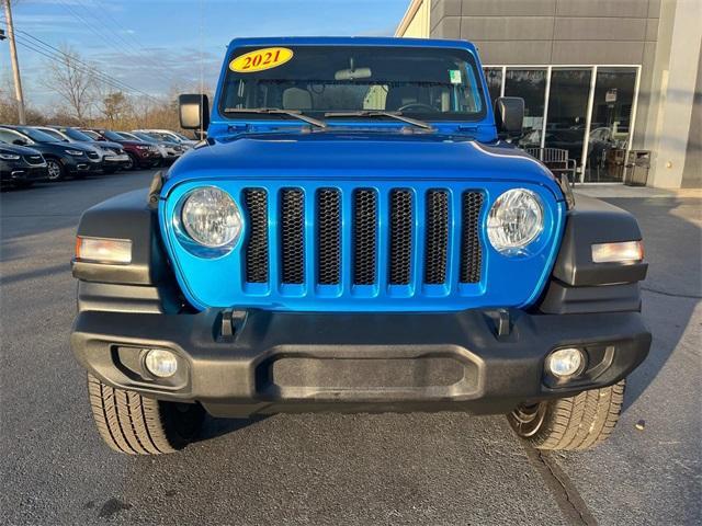 used 2021 Jeep Wrangler car, priced at $26,323