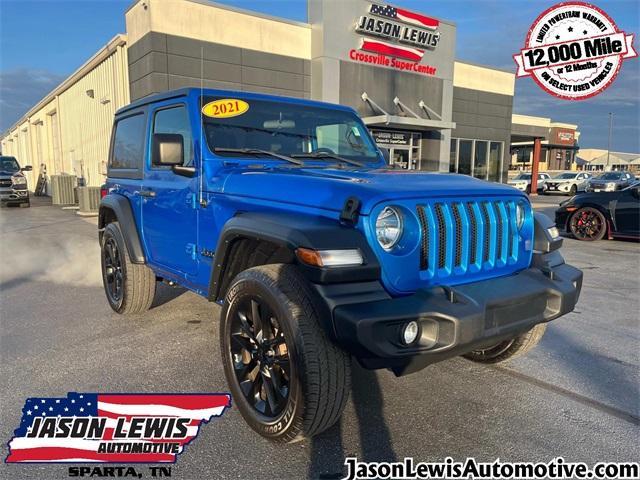 used 2021 Jeep Wrangler car, priced at $26,825