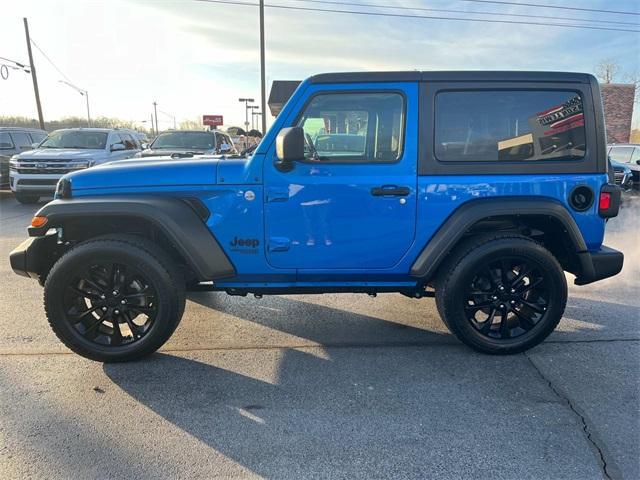 used 2021 Jeep Wrangler car, priced at $26,323