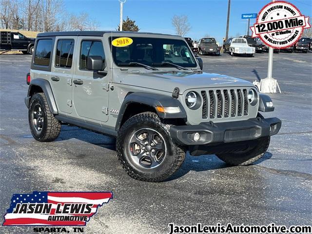 used 2018 Jeep Wrangler Unlimited car, priced at $23,081