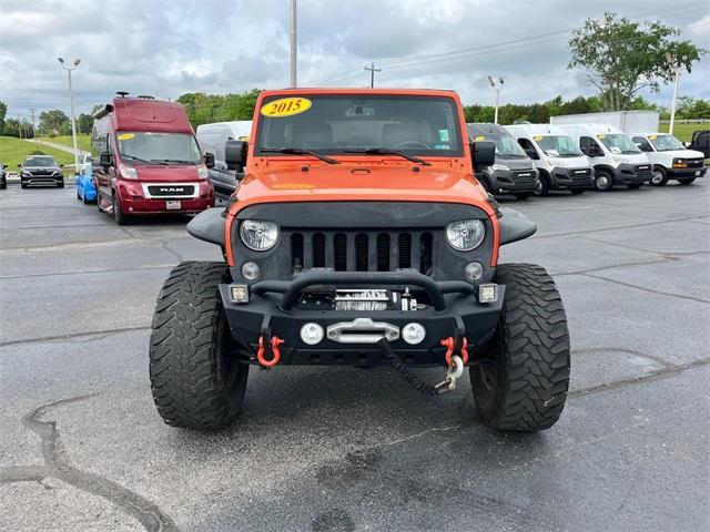 used 2015 Jeep Wrangler Unlimited car, priced at $19,125