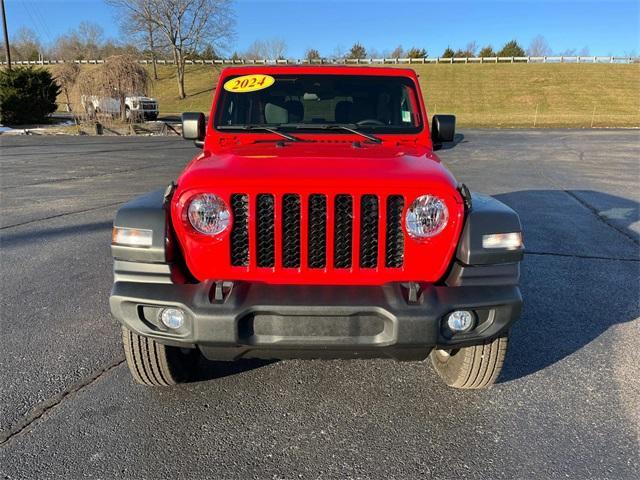 used 2024 Jeep Wrangler car, priced at $35,096