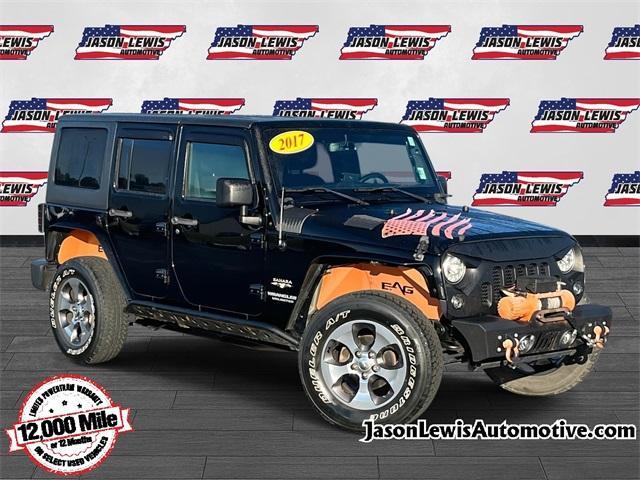 used 2017 Jeep Wrangler Unlimited car, priced at $21,467