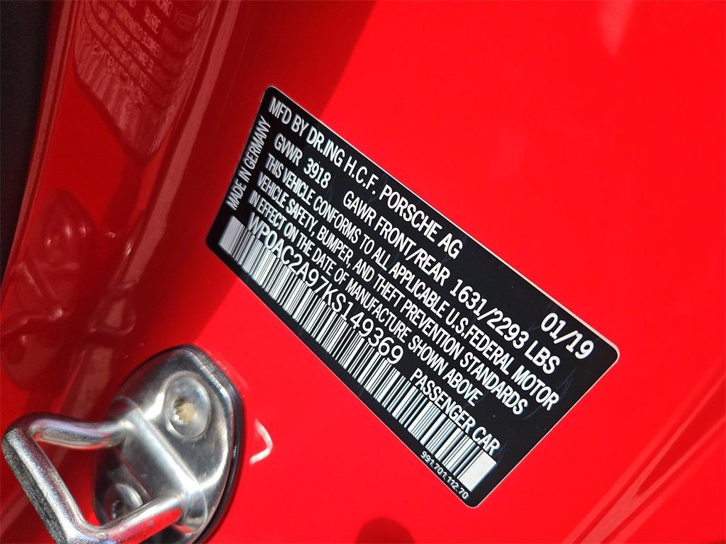 used 2019 Porsche 911 car, priced at $204,987