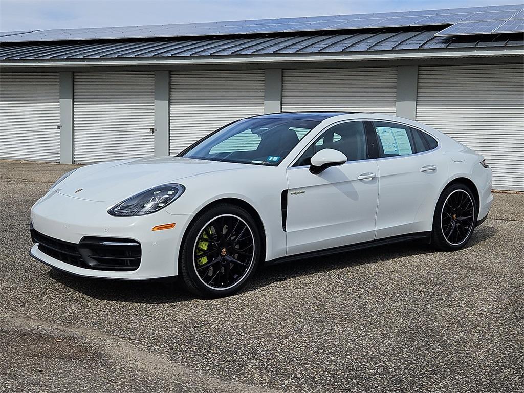 used 2021 Porsche Panamera e-Hybrid car, priced at $73,987