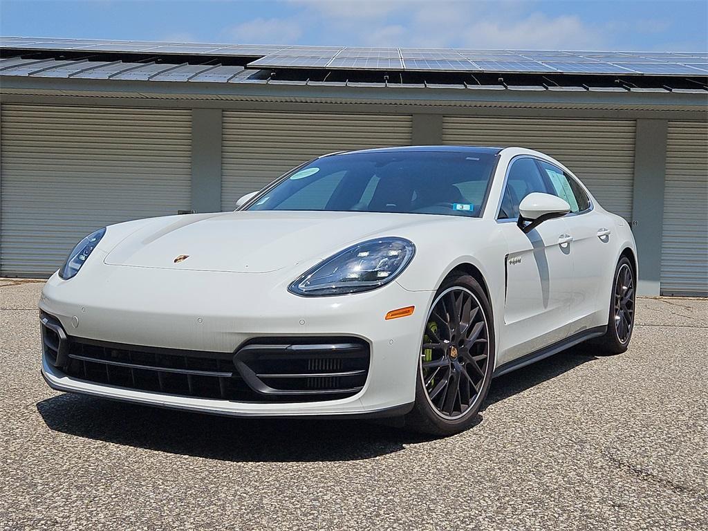 used 2021 Porsche Panamera e-Hybrid car, priced at $73,987