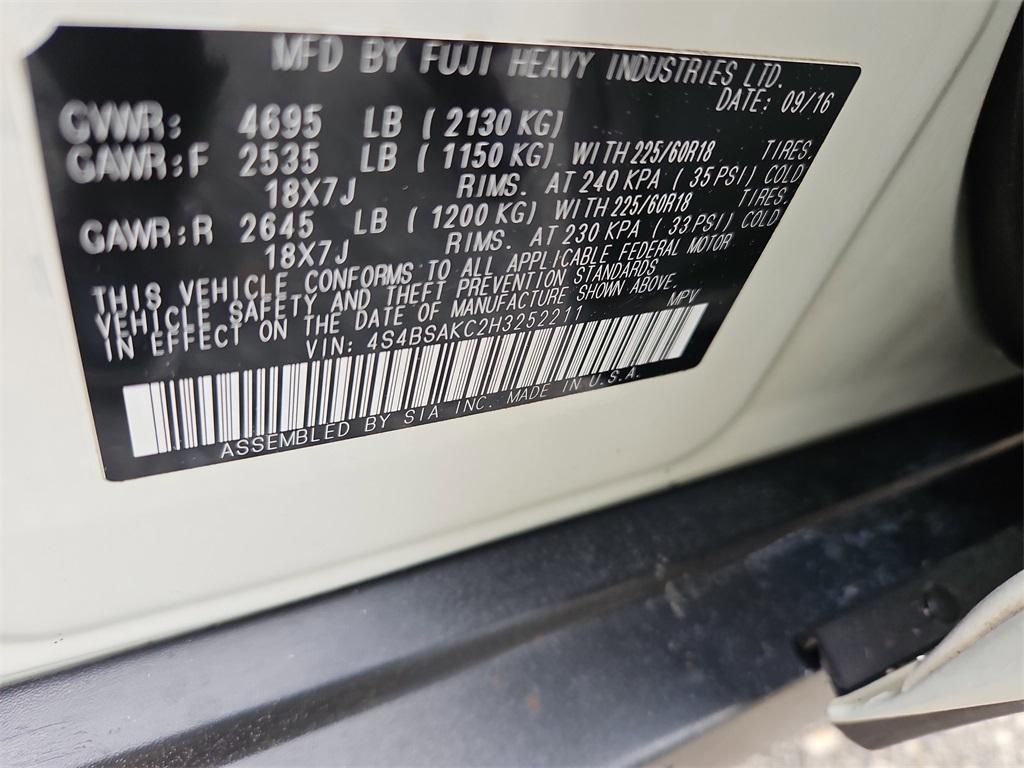 used 2017 Subaru Outback car, priced at $14,987