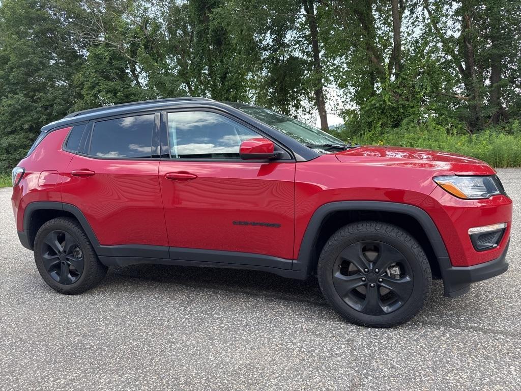 used 2021 Jeep Compass car, priced at $17,487