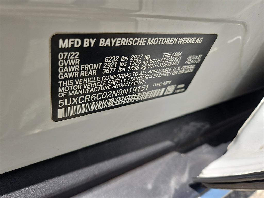 used 2022 BMW X5 car, priced at $47,987