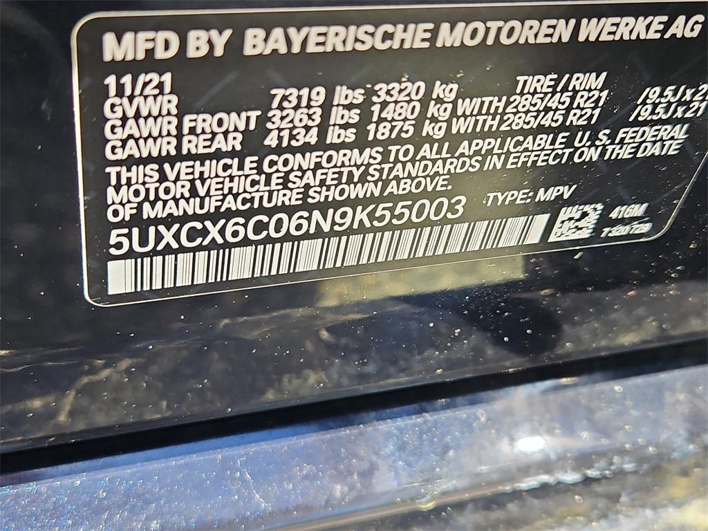 used 2022 BMW X7 car, priced at $62,987