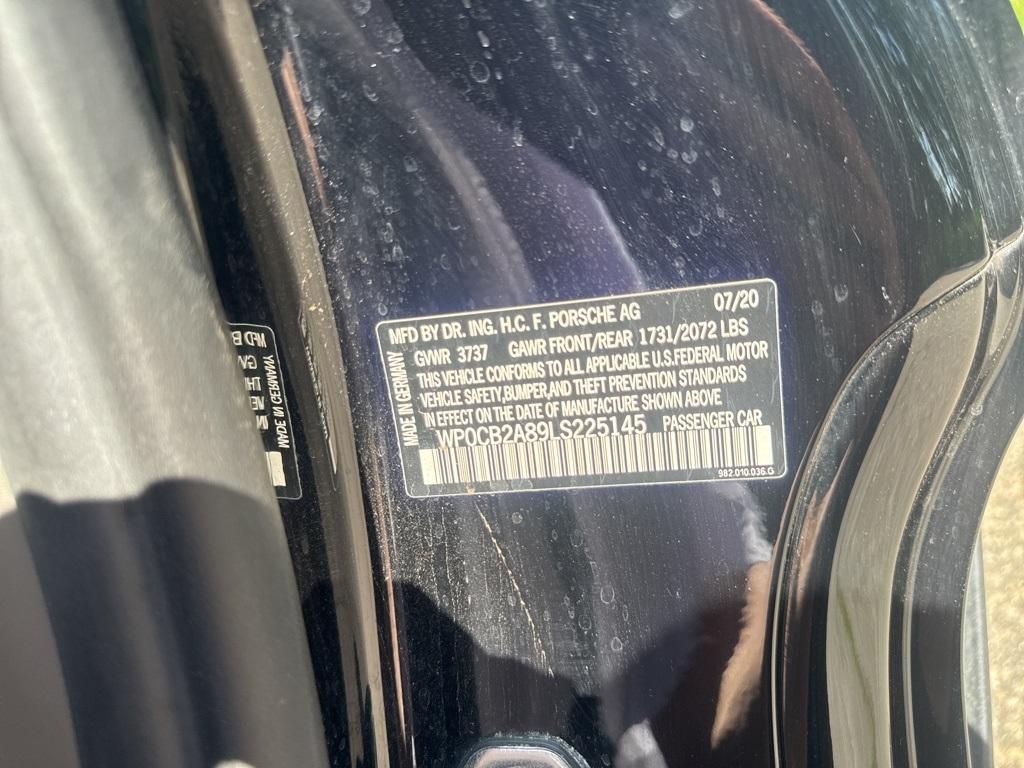 used 2020 Porsche 718 Boxster car, priced at $72,987