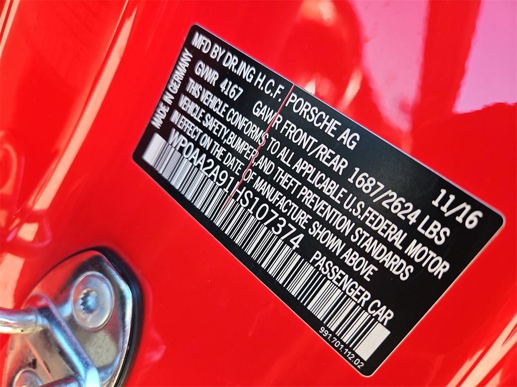 used 2017 Porsche 911 car, priced at $89,987