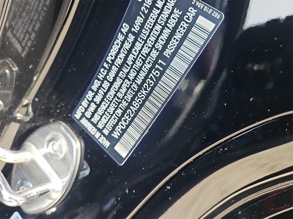 used 2025 Porsche 718 Spyder car, priced at $218,987