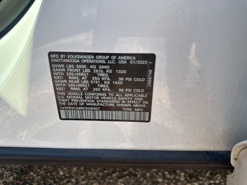 used 2024 Volkswagen Atlas car, priced at $40,987