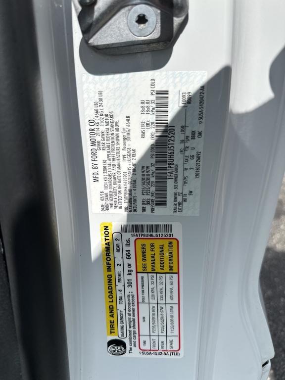 used 2018 Ford Mustang car, priced at $19,900