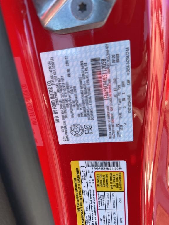 used 2021 Ford Mustang car, priced at $42,900