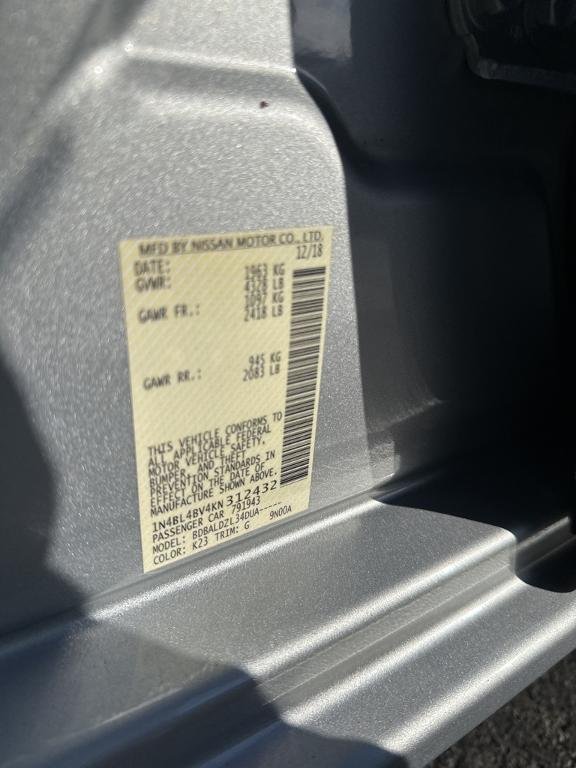 used 2019 Nissan Altima car, priced at $18,801