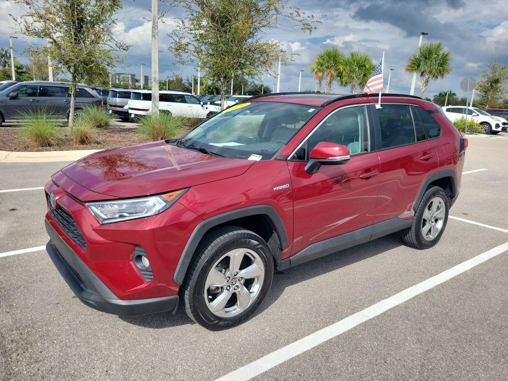 used 2021 Toyota RAV4 Hybrid car, priced at $27,495