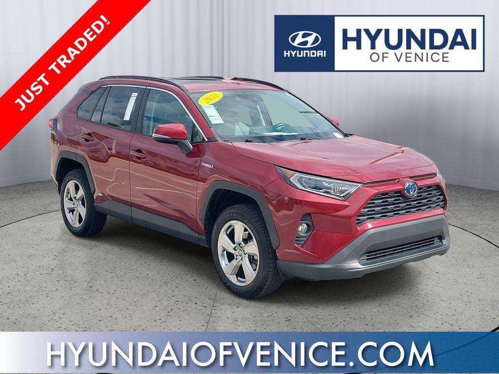 used 2021 Toyota RAV4 Hybrid car, priced at $27,495