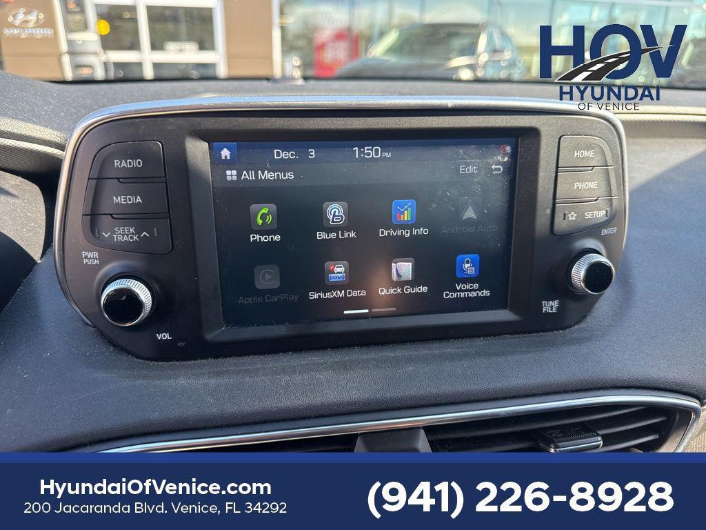 used 2020 Hyundai Santa Fe car, priced at $18,843