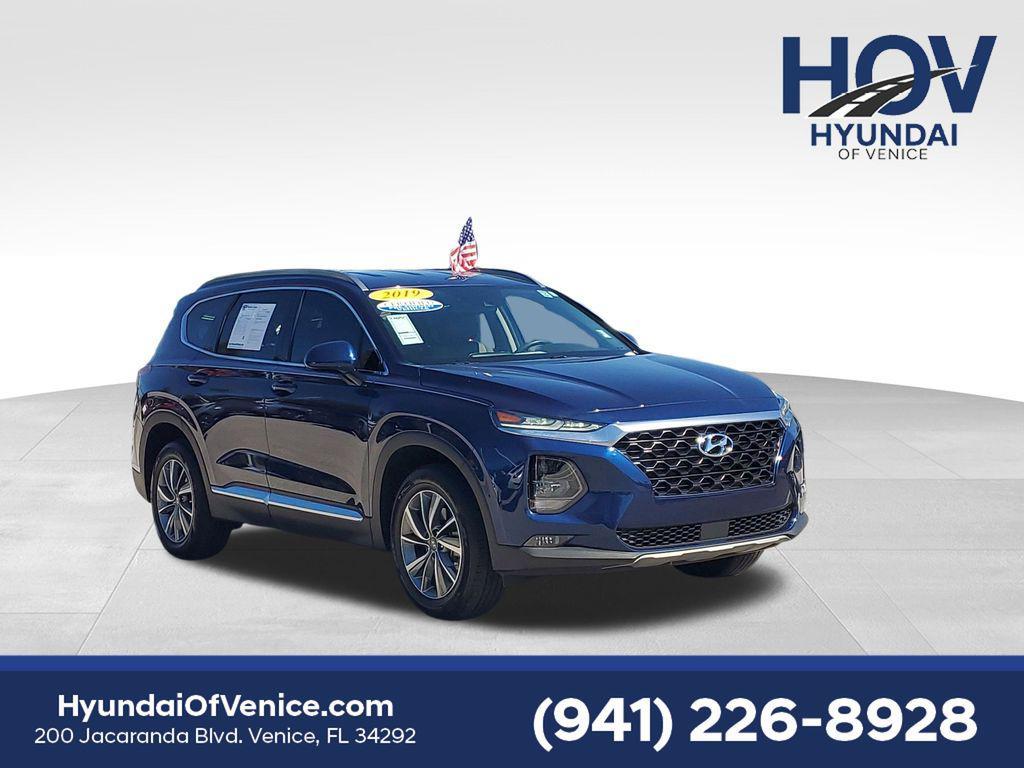 used 2019 Hyundai Santa Fe car, priced at $18,349
