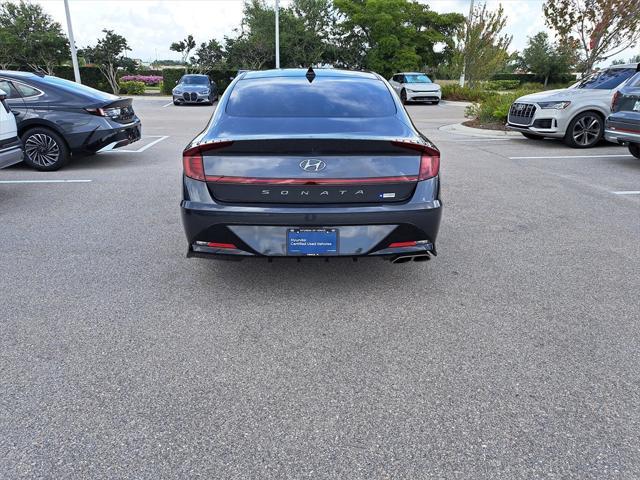 used 2021 Hyundai Sonata car, priced at $18,879
