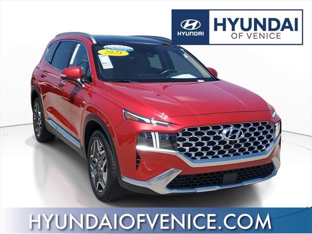 used 2021 Hyundai Santa Fe car, priced at $22,796