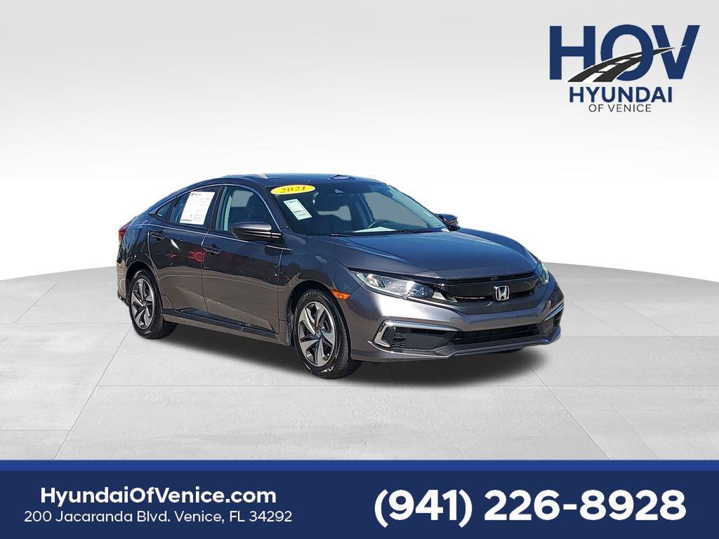 used 2021 Honda Civic car, priced at $15,998