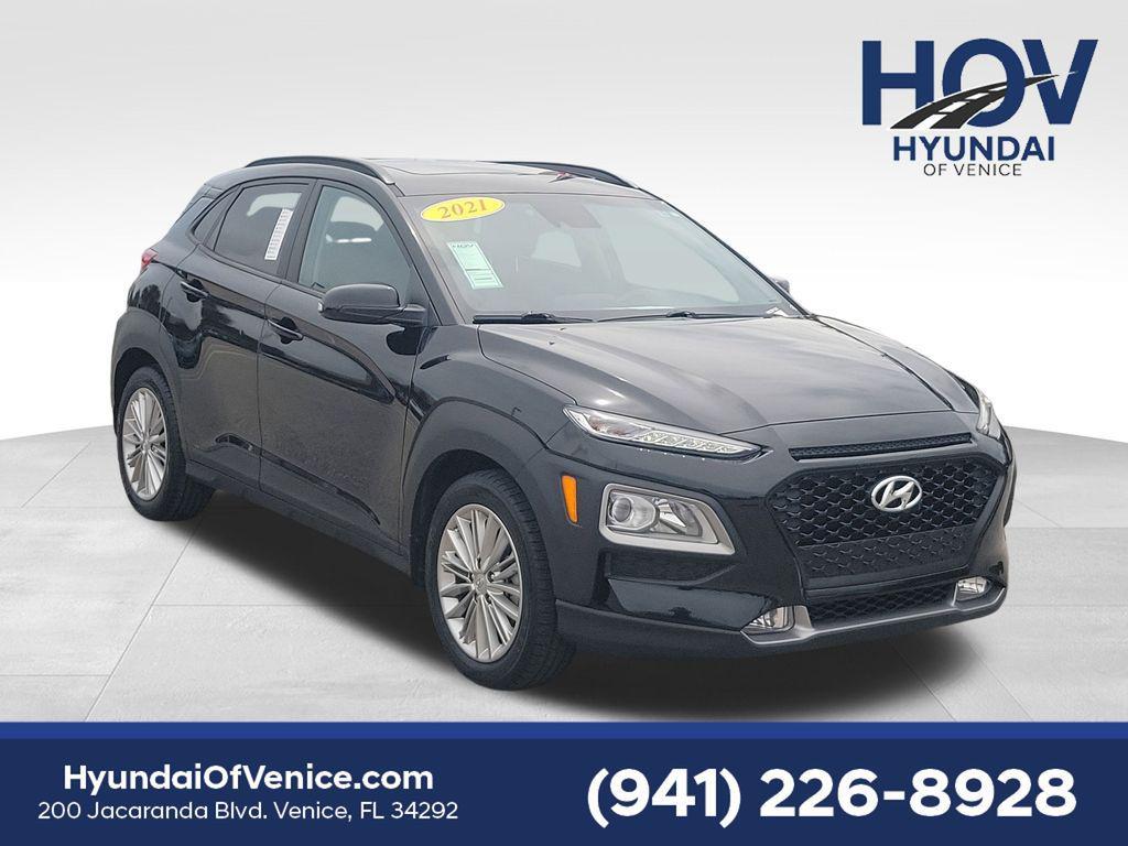 used 2021 Hyundai Kona car, priced at $14,496