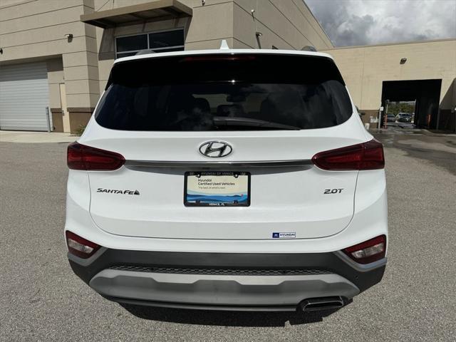 used 2019 Hyundai Santa Fe car, priced at $14,998