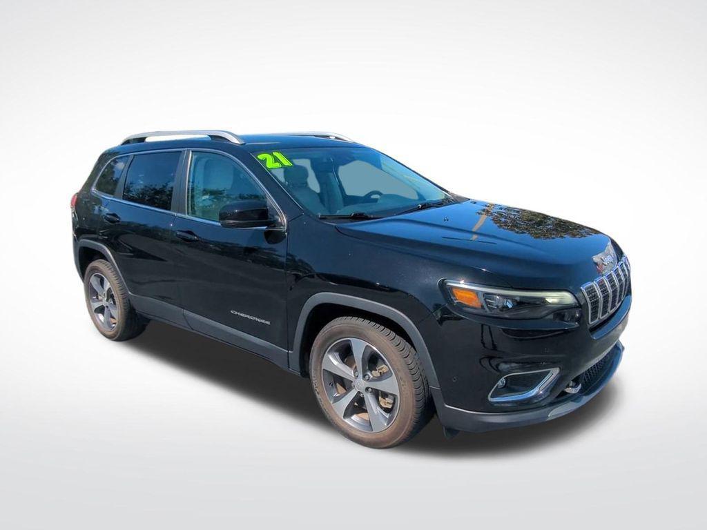 used 2021 Jeep Cherokee car, priced at $19,894