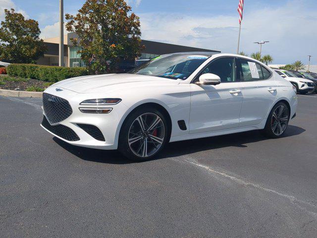 used 2024 Genesis G70 car, priced at $45,682