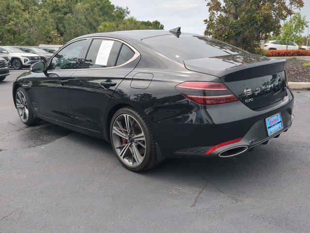 used 2024 Genesis G70 car, priced at $44,691