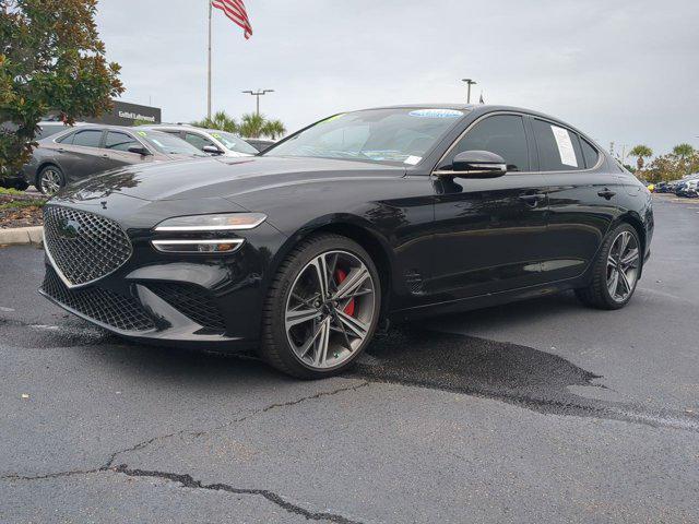 used 2024 Genesis G70 car, priced at $44,912