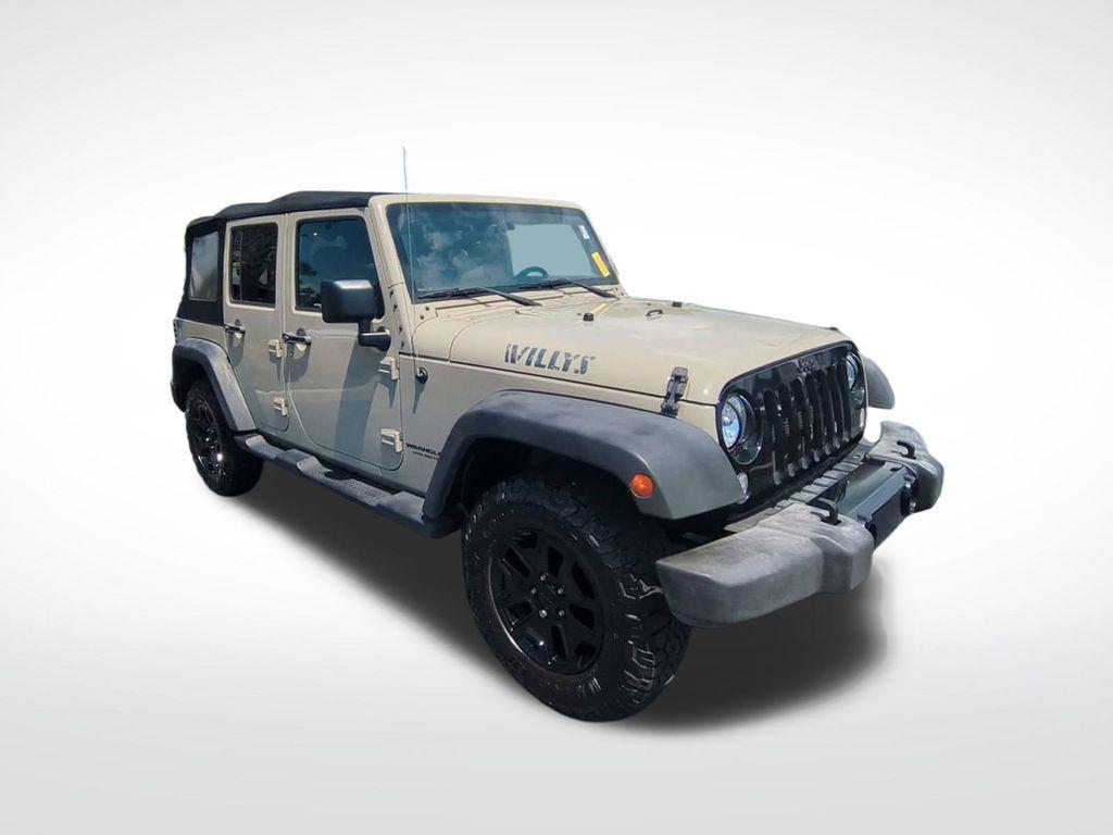 used 2017 Jeep Wrangler Unlimited car, priced at $17,443