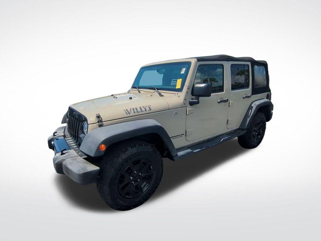 used 2017 Jeep Wrangler Unlimited car, priced at $17,443