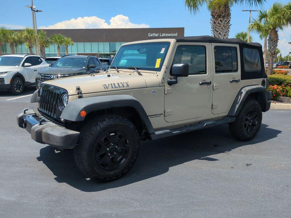 used 2017 Jeep Wrangler Unlimited car, priced at $17,443