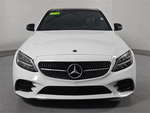used 2021 Mercedes-Benz C-Class car, priced at $25,720