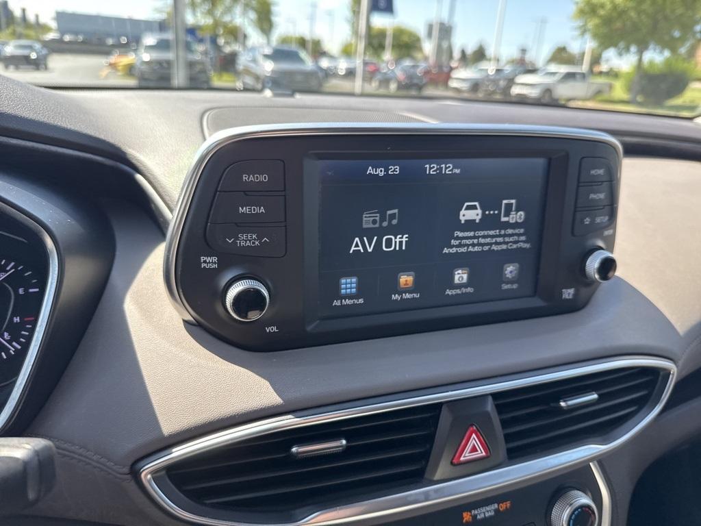 used 2019 Hyundai Santa Fe car, priced at $15,095