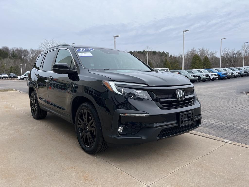 used 2022 Honda Pilot car, priced at $33,887