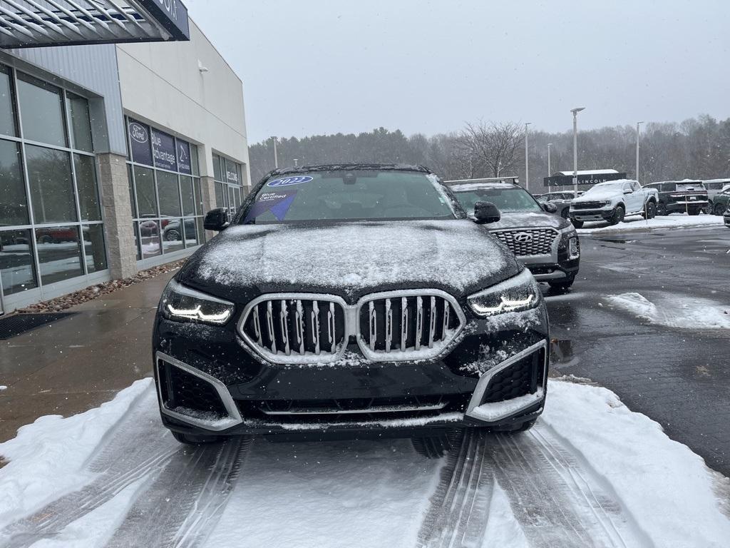 used 2022 BMW X6 car, priced at $55,421