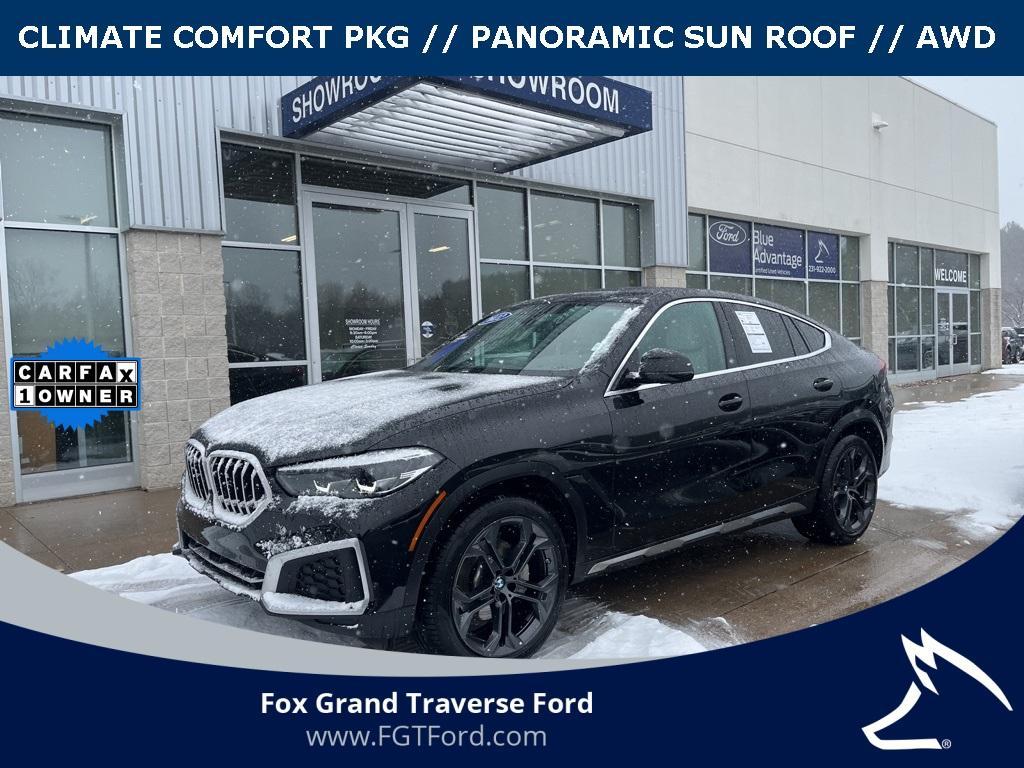 used 2022 BMW X6 car, priced at $55,421