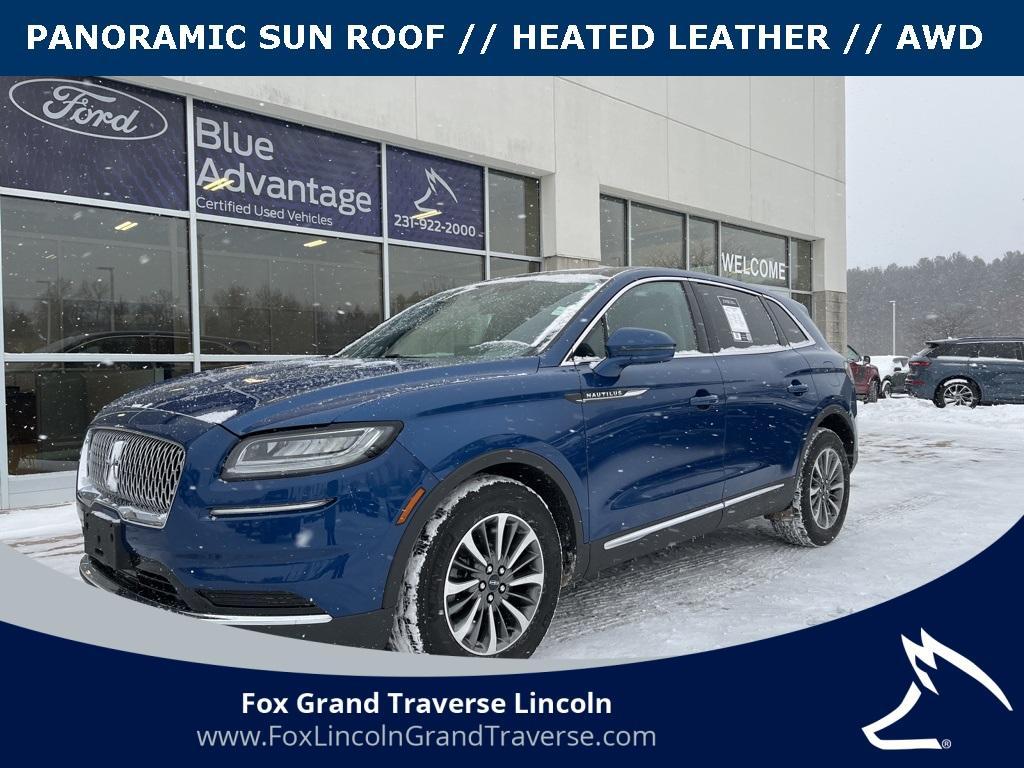 used 2021 Lincoln Nautilus car, priced at $32,923