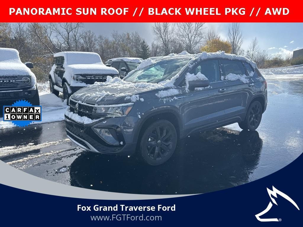 used 2023 Volkswagen Taos car, priced at $23,198