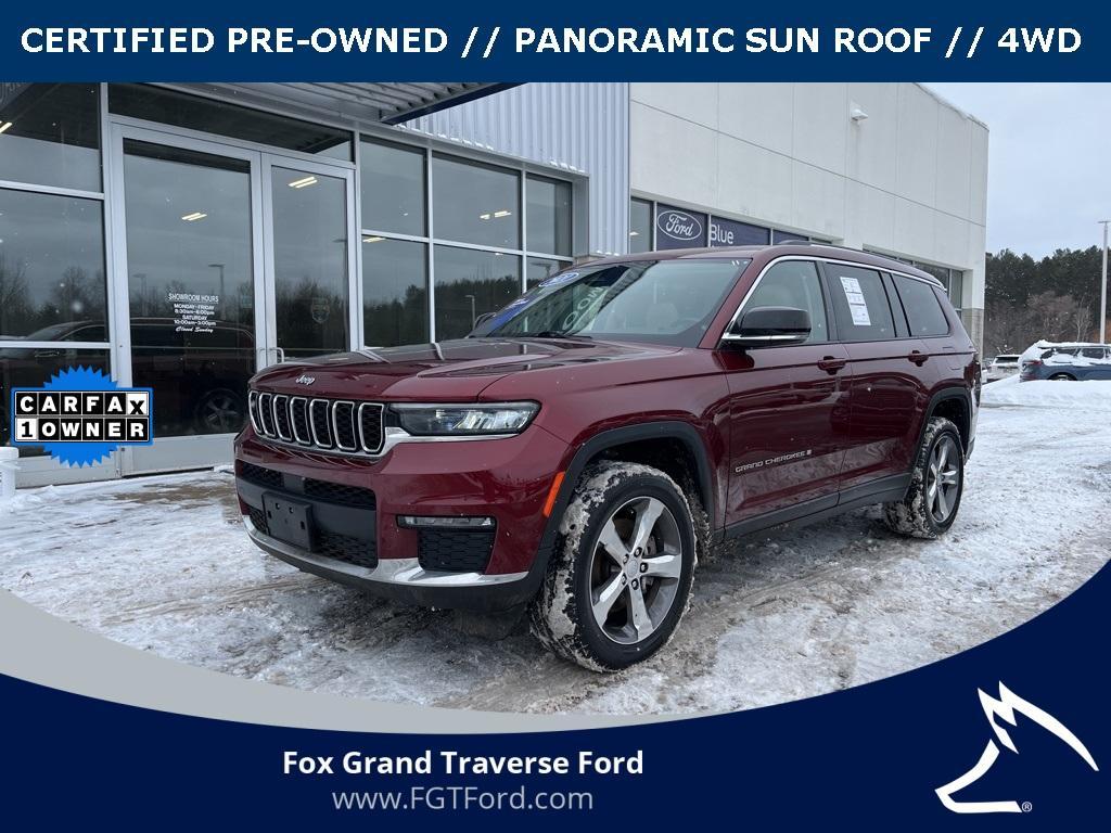 used 2021 Jeep Grand Cherokee L car, priced at $31,023