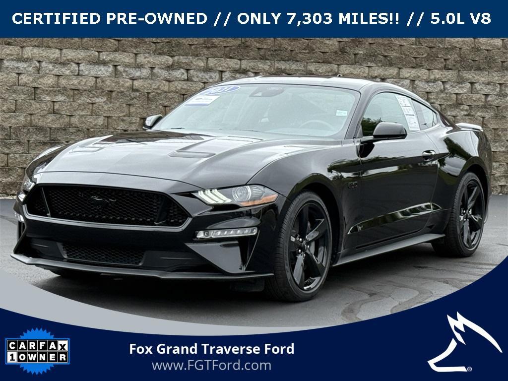 used 2021 Ford Mustang car, priced at $38,753