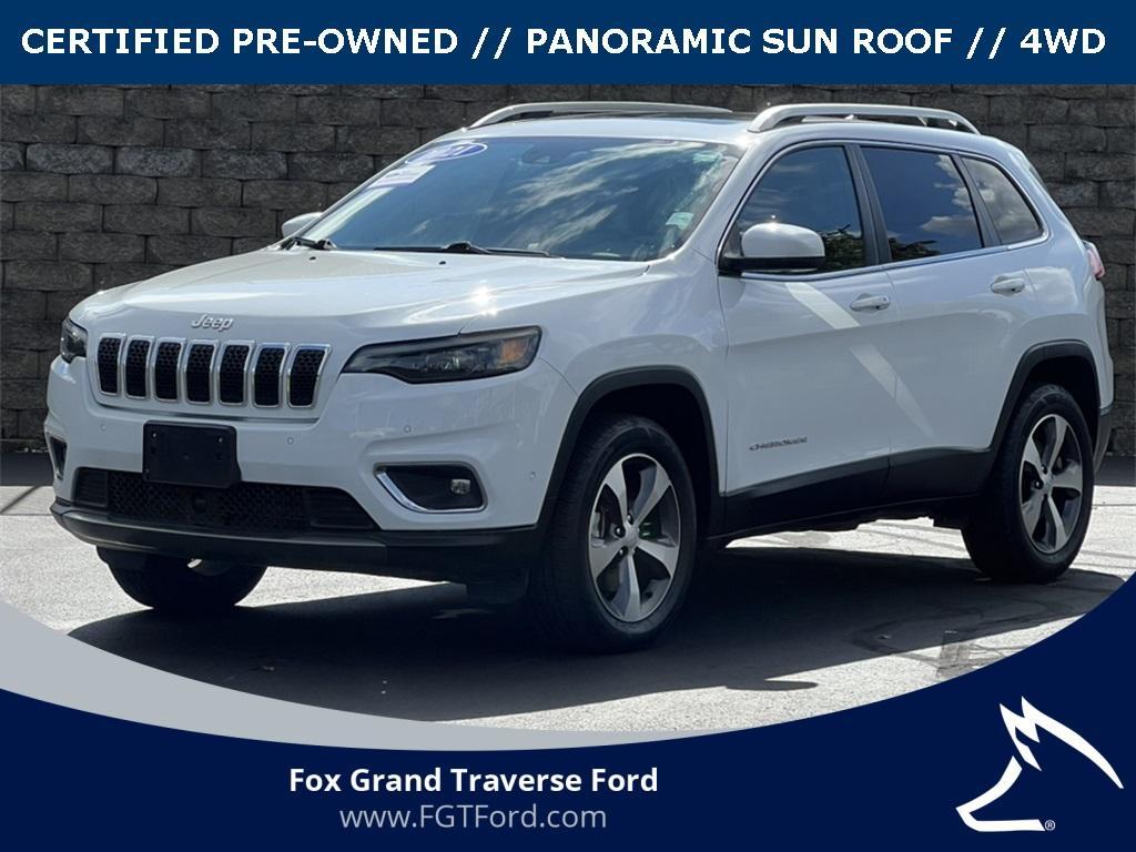 used 2021 Jeep Cherokee car, priced at $23,500