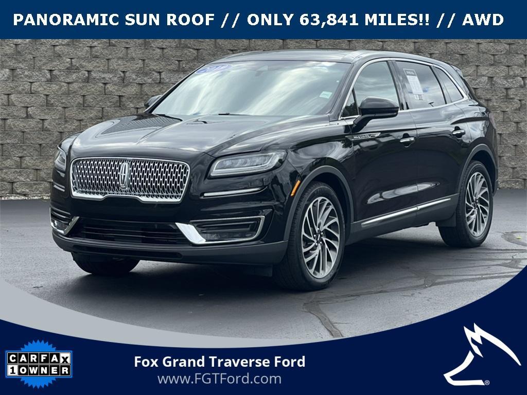 used 2019 Lincoln Nautilus car, priced at $22,438