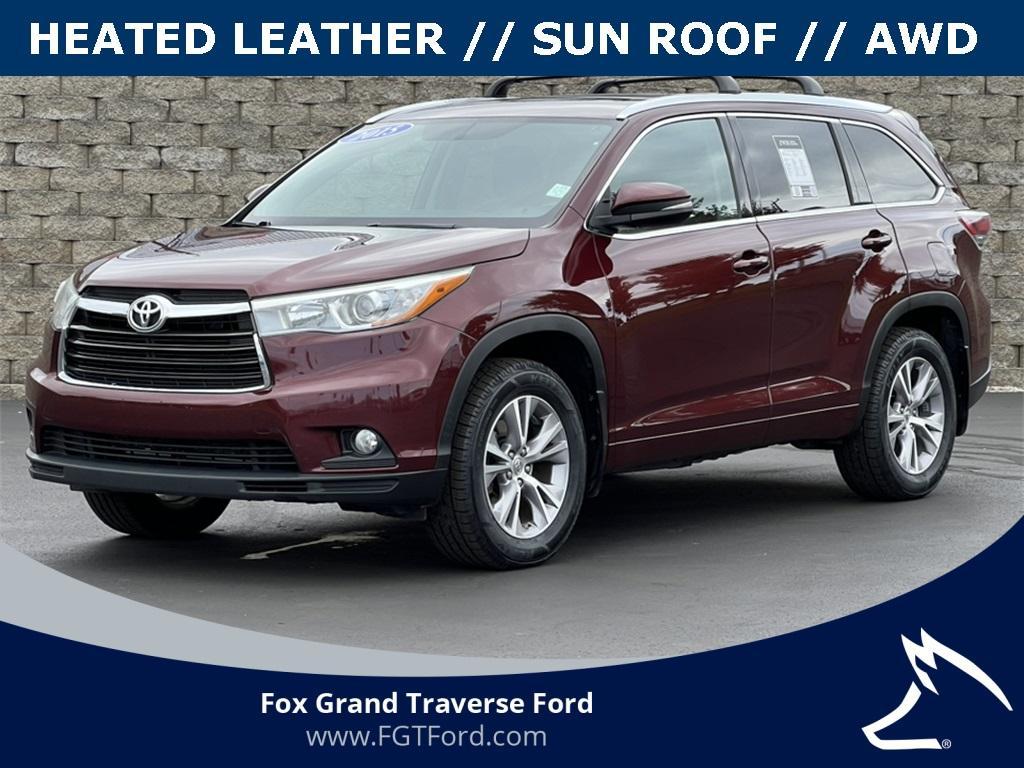 used 2015 Toyota Highlander car, priced at $17,597