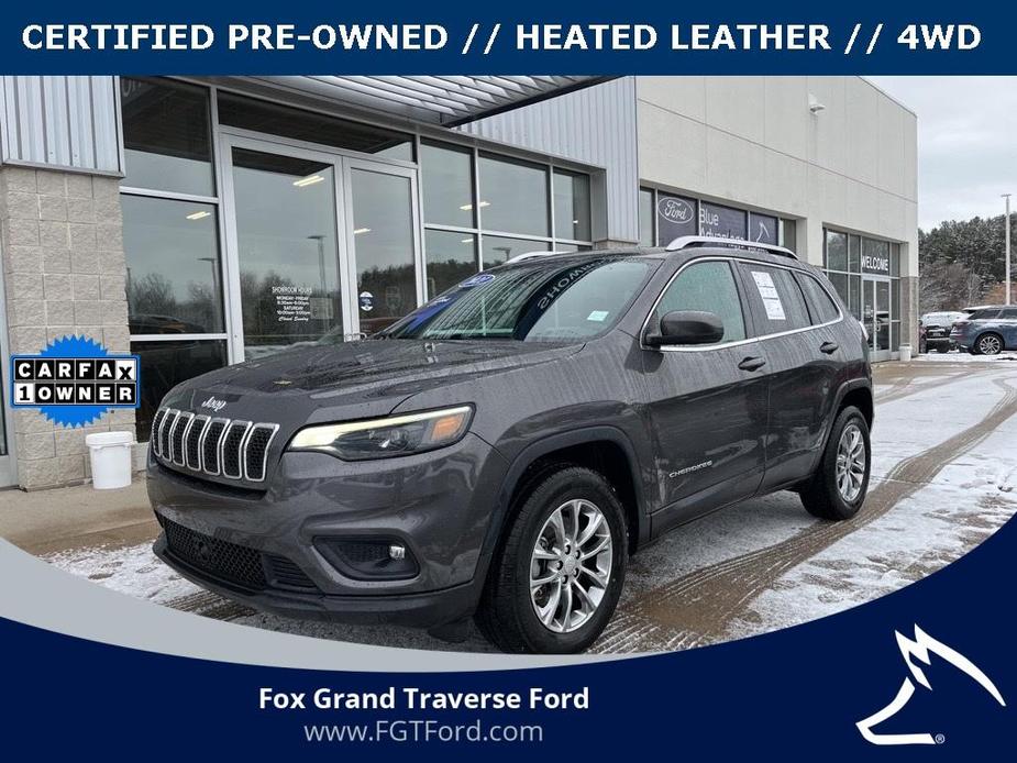 used 2021 Jeep Cherokee car, priced at $22,160